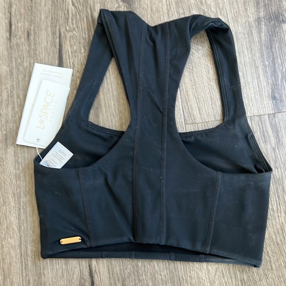 L’Space Beckham corset Seamed Active Tank - black XS - Picture 7 of 8